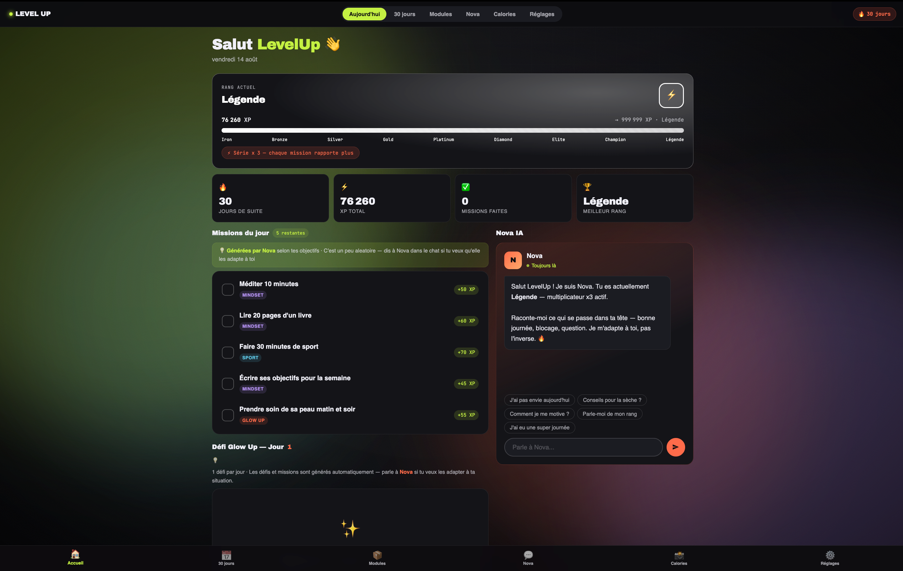 Level Up Pack - Transforme ta vie entière